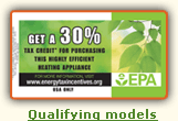 Get a 30% Tax Credit for purchasing this highly efficient heating appliance
