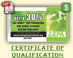 Get a 30% Tax Credit for purchasing this highly efficient heating appliance